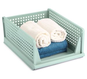 Canasto organizador 18.5x33x43 cm calado Cotidiana.