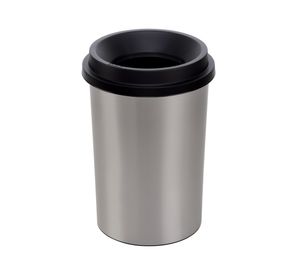 Papelero 25 litros plateado Rimax