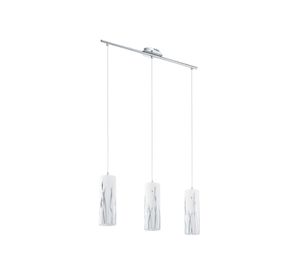 Lámpara colgar 3L E27 blanco Eglo