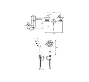 Combinación ducha OZ cromo Stretto