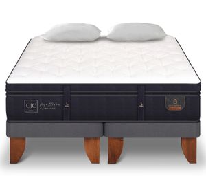 Cama europea king Súper premium + almohadas viscoelásticas Cic