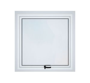 Ventana Aluminio 80x80 cm Termopanel Proyectante Blanca Mundo Glass