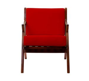 Sitial PU 1 cuerpo Bremen rojo