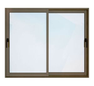 Ventana Aluminio 151x114 cm Termopanel Corredera Titanio Mundo Glass