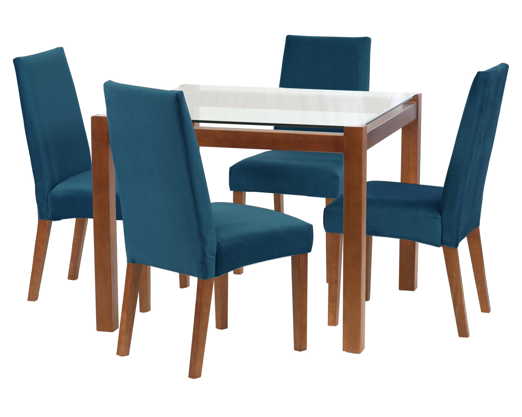 Latam Home Comedor 4 sillas Barcelona azul Latam Home