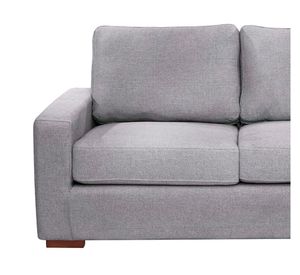 Sofá seccional derecho Livorno gris claro