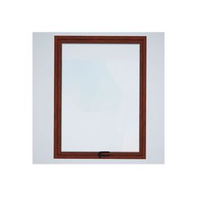 Ventana Aluminio 90x120 cm Termopanel Proyectante Madera Mundo Glass