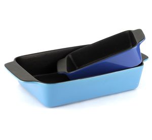 Asadera + ramekin Océano azul 4 piezas Fantuzzi.