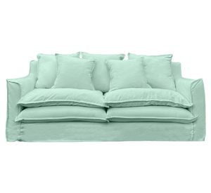 Sofá 3 Cuerpos Puangue Lino agua