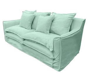 Sofá 3 Cuerpos Puangue Lino agua