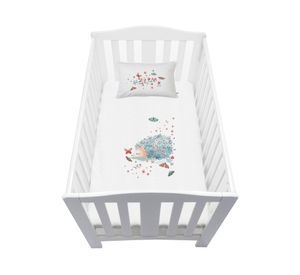 Cubreplumón pack Erizo blanco