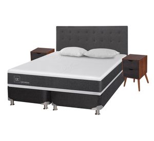 Box spring king Ortopedic B5 + set Éufrates/ Niger + almohadas Cic