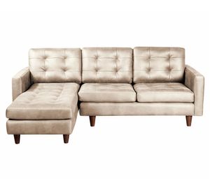 Sofá chaise izquierdo Nápoles beige Latam Home