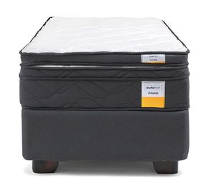 Cama americana 1.5 plazas Eurotop + Topper Drimkip