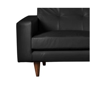 Sofá 3 cuerpos Salerno negro Latam Home