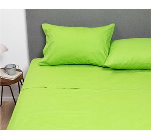 Sábanas king 144 Hilos SBCC-VRK verde + cubre colchón