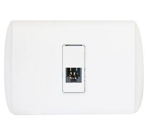 Enchufe teléfono rj 11 armado blanco Bticino