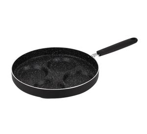 Sartén huevera 24 cm Spring negro Marmicoc