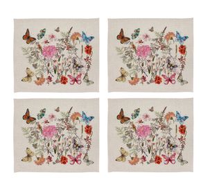 Individual Marcela crudo linet 42x36 cm 4 un.