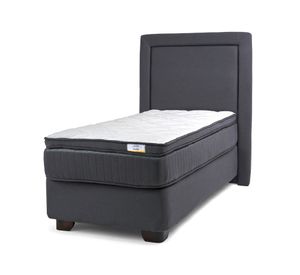 Cama americana 1 plaza Hybrido x190 cm + respaldo Drimkip