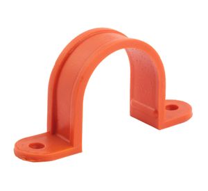 Abrazadera 32 mm Conduit naranjo Tigre