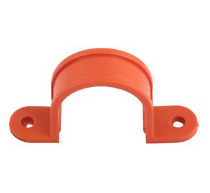 Abrazadera 32 mm Conduit naranjo Tigre