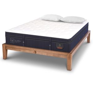 Cama europea Oak King Súper premium + 2 almohadas viscoelásticas Cic