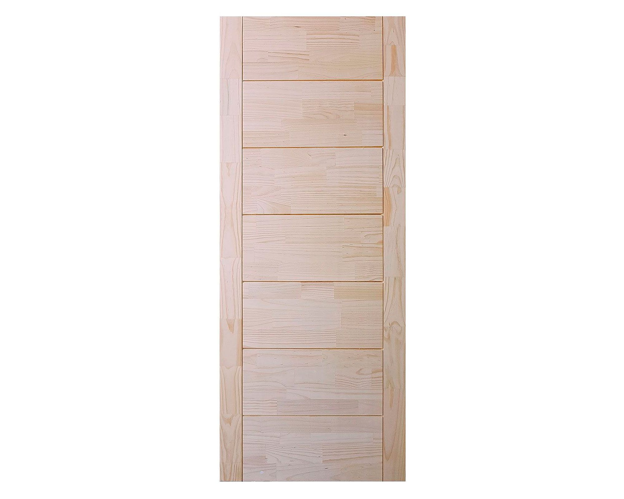 Puerta Pino Radiata Alejandría 85x220 cm Moldupanel