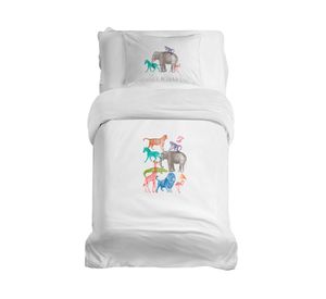 Cubreplumón transición Safari blanco