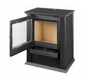 Calefactor a leña Classic 500 negro satinado