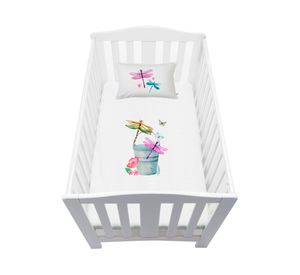 Cubreplumón pack P&P Libélula blanco