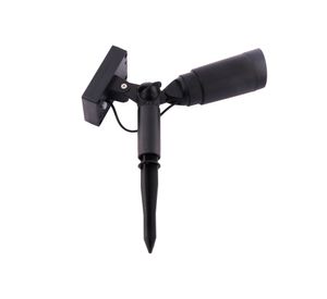 Estaca solar 1L LED Flute negro ByP