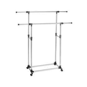 Perchero doble PXP908 plateado 160x83x45 cm