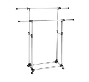 Perchero doble PXP908 plateado 160x83x45 cm