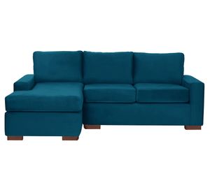 Sofá seccional 3 cuerpos Livorno azul