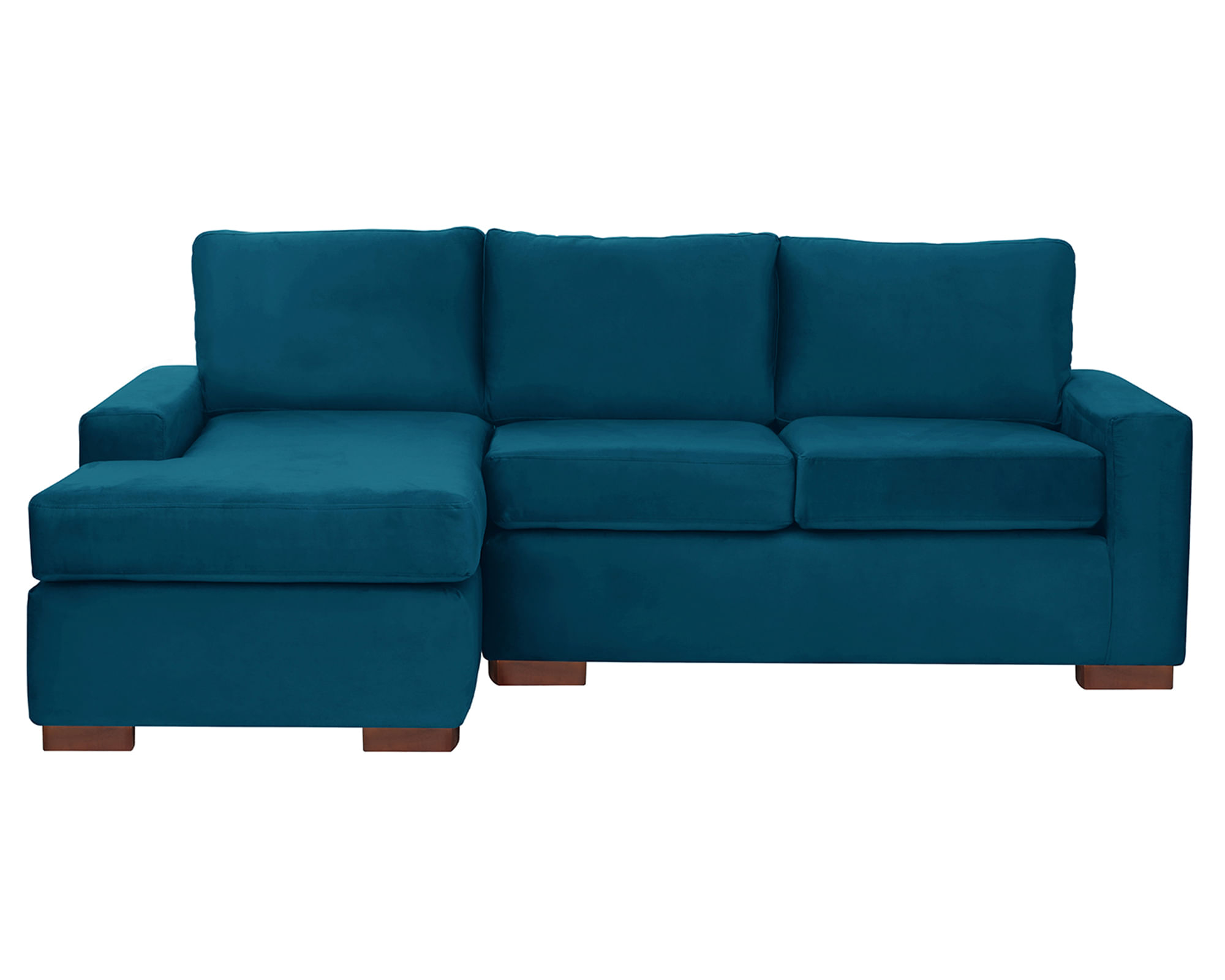 Latam Home Sofá seccional 3 cuerpos Livorno azul
