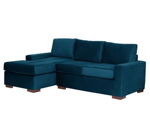 Sofá seccional 3 cuerpos Livorno azul