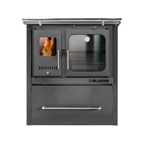 Cocina leña combustión lenta europea M70 Gris