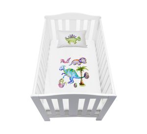 Cubreplumón pack Dino blanco