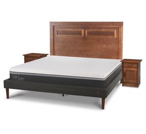 Cama europea 2 plazas Ortopedic Advance + set Milán Cic