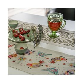 Camino mesa impermeable Pájaros 150x36 cm