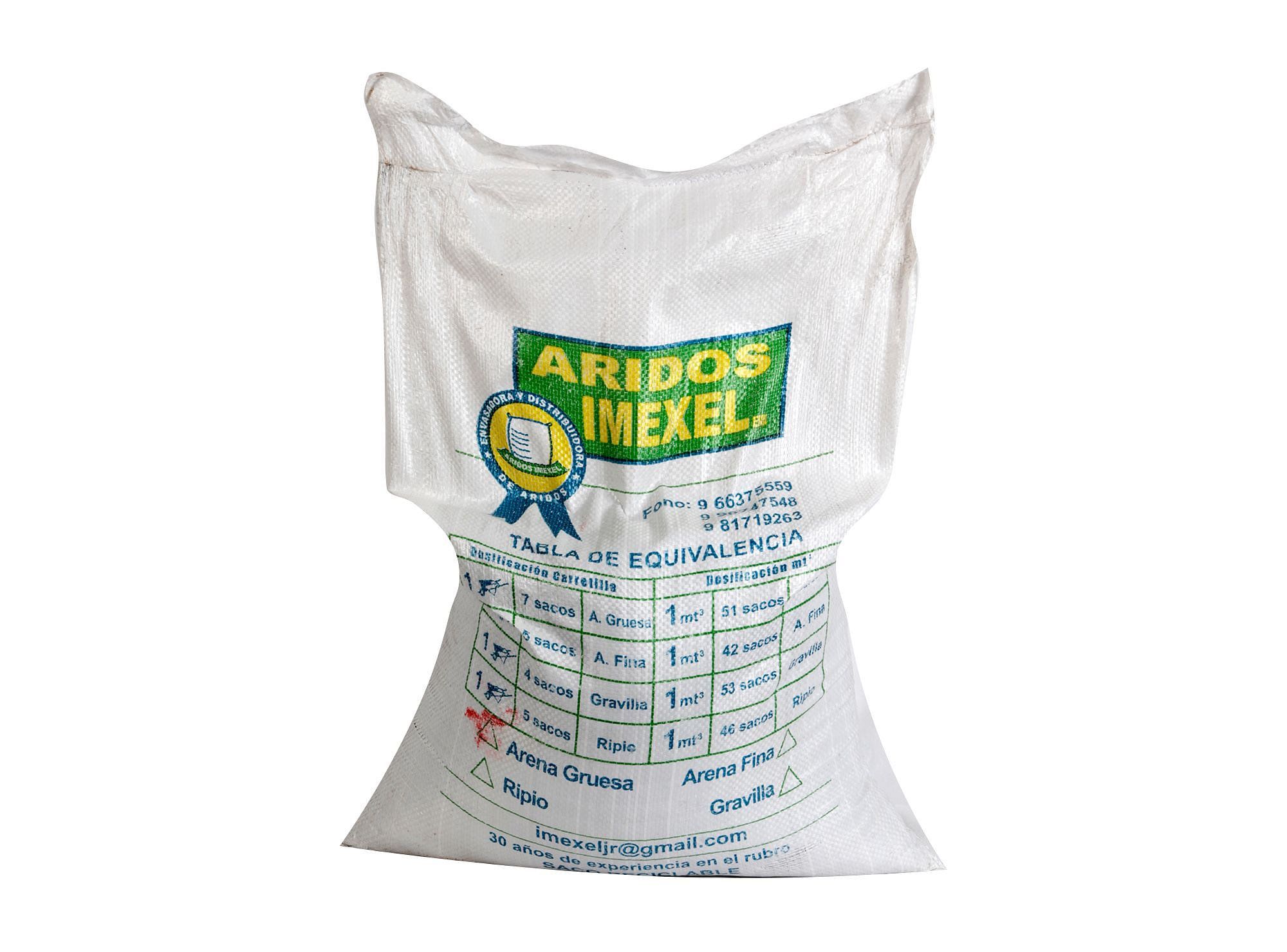 Arena gruesa 25 kg Aridos imexel