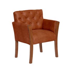 Sitial cuero 1 cuerpo Kiel café