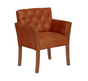 Sitial cuero 1 cuerpo Kiel café