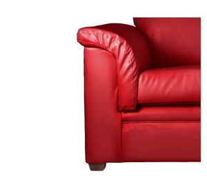 Sofá Ancona PU rojo Latam Home.