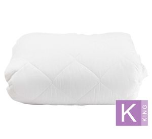 Cubrecolchón King blanco Cic