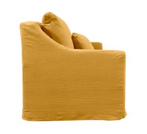 Sofá 3 Cuerpos Lircay Lino azafrán