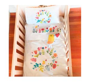 Cubreplumón colecho Matilde blanco