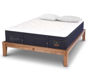 Cama europea Oak 2 plazas Súper premium + 2 almohadas viscoelásticas Cic