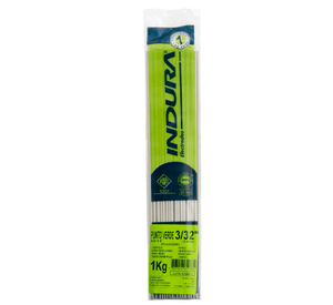 Electrodo 3/32'' punto verde display 1 kg Indura